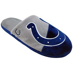 Men's Forever Collectibles Indianapolis Colts Colorblock Slippers