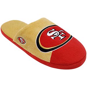 Men's Forever Collectibles San Francisco 49ers Colorblock Slippers
