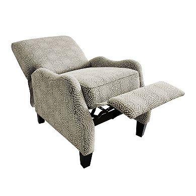 Madison Park Lerna Push Back Recliner Chair