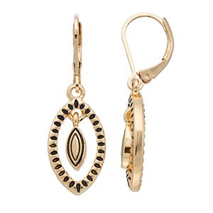 Dana Buchman Marquise Orbital Leverback Earrings