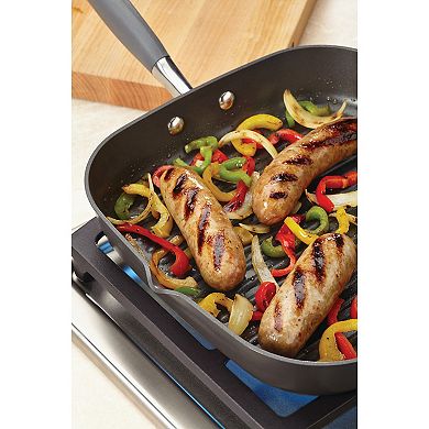 Anolon Advanced 11-in. Hard-Anodized Nonstick Deep Square Grill Pan