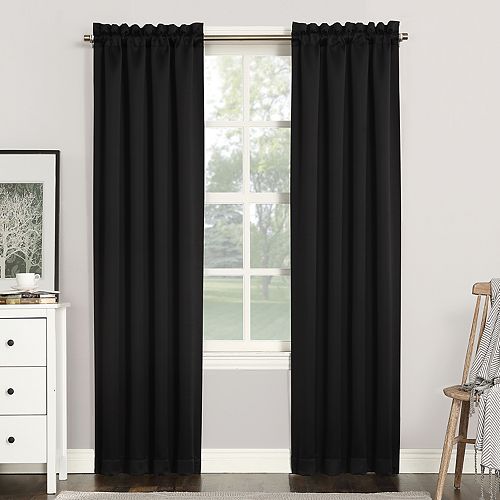 Sun Zero Blackout 1Panel Ludlow Window Curtain