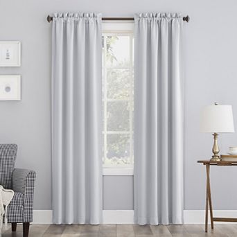 Sun Zero 1-Panel Ludlow Blackout Rod Pocket Window Curtain