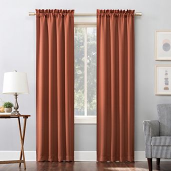 Sun Zero 1-Panel Ludlow Blackout Rod Pocket Window Curtain