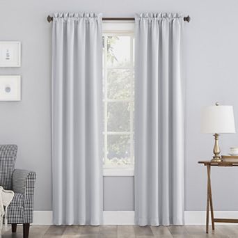 Sun Zero 1-Panel Ludlow Blackout Rod Pocket Window Curtain