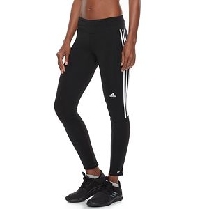 Women's adidas Response 3-Stripe Zipper Ankle Tights