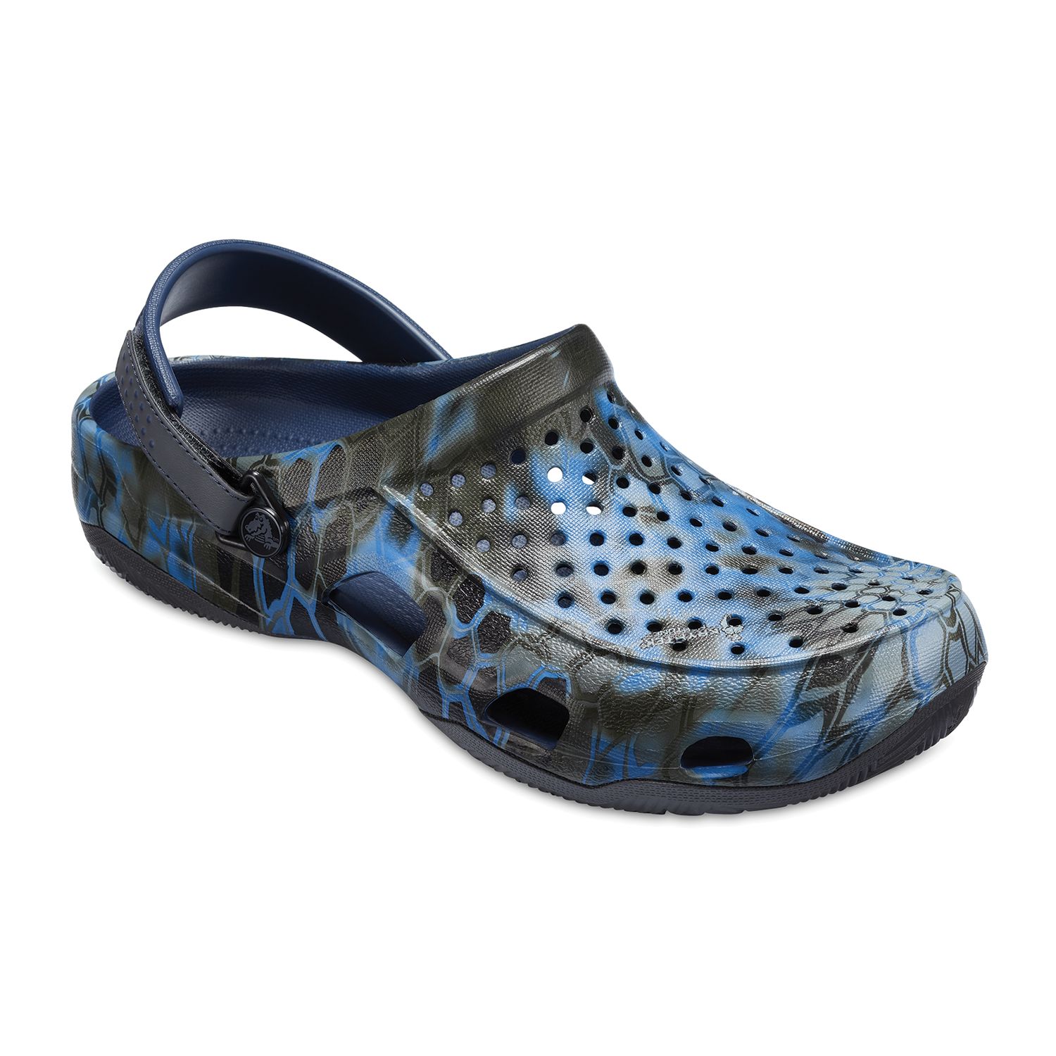 camo swiftwater crocs