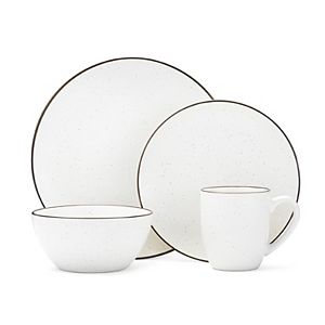 Gourmet Basics Juliana Cream Speckling 16-pc. Dinnerware Set