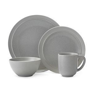 Gourmet Basics Jocelyn Gray Speckle 16-pc. Dinnerware Set