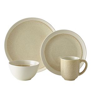 Gourmet Basics Jocelyn Cream Speckle 16-pc. Dinnerware Set