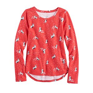 Girls 7-16 SO Holiday Tee