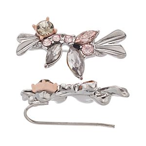 Simply Vera Vera Wang Stone Cluster Nickel Free Climber Earrings