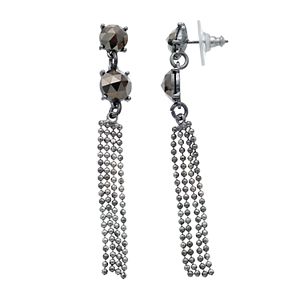 Simply Vera Vera Wang Fringe Nickel Free Linear Earrings