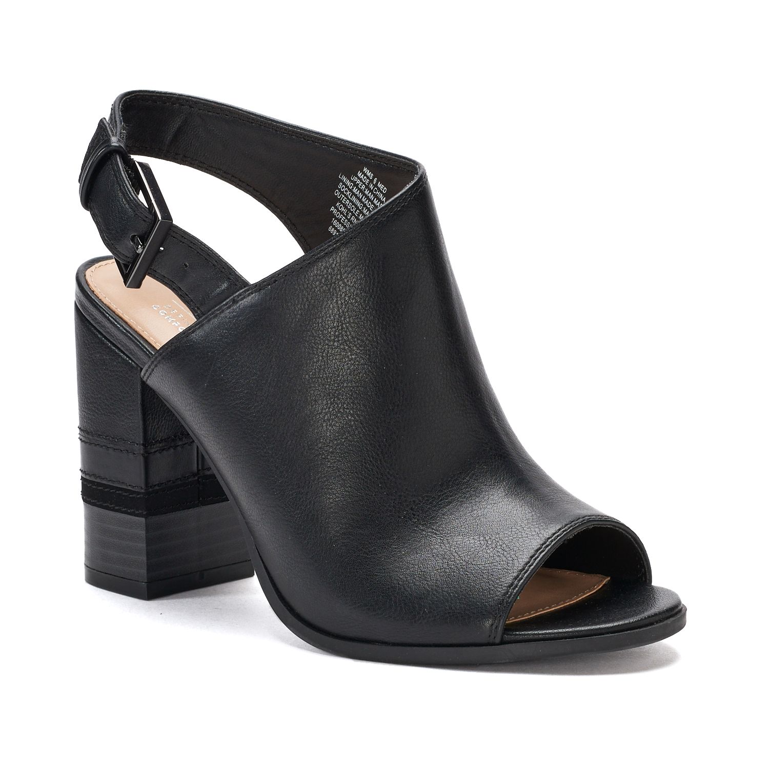 peep toe booties kohl's
