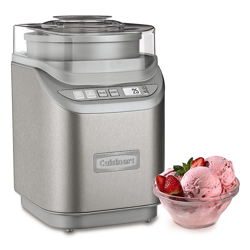 Cuisinart - Cool Creations 2-Quart Ice Cream Maker - Brushed Chrome