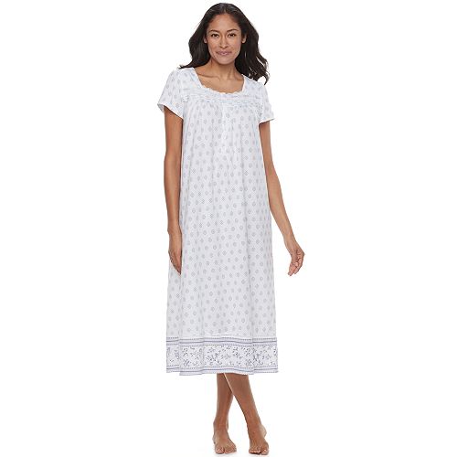 Women's Croft & Barrow® Pajamas: Knit Short Sleeve Nightgown