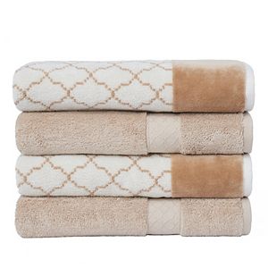 Loft by Loftex Lattice 4-pack Bath Towel