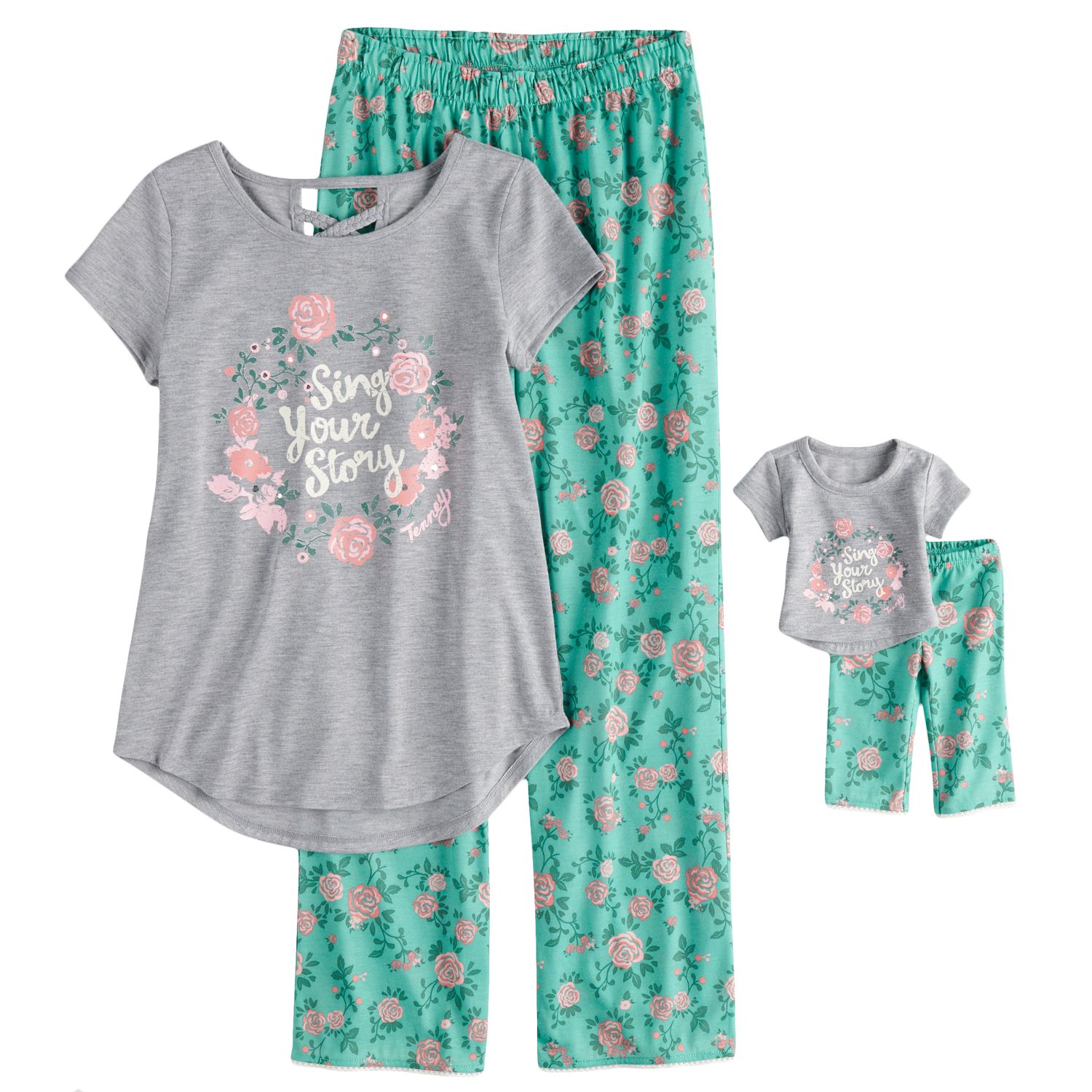 american girl pajama set