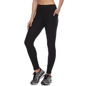 Women's Tek Gear® Black Side Pocket Leggings