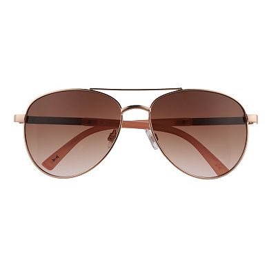 LC Lauren Conrad Crux 59mm Aviator Sunglasses