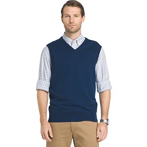 Big & Tall IZOD Regular-Fit Wool-Blend V-Neck Sweater Vest