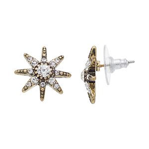 Simply Vera Vera Wang Antiqued Starburst Nickel Free Stud Earrings