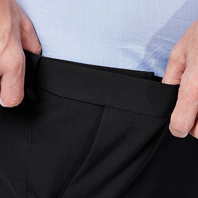 Men’s Haggar® Premium Comfort Expandable-Waist Classic-Fit Stretch Flat-Front Dress Pants