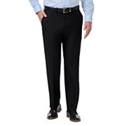 Men’s Haggar® Premium Comfort Expandable-Waist Classic-Fit Stretch Flat ...