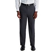  Haggar Mens Stretch Corduroy Expandable Waist Classic Fit  Flat Front Pants