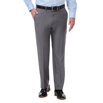 Men’s Haggar® Premium Comfort Expandable-Waist Classic-Fit Stretch Flat-Front Dress Pants