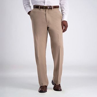 Men’s Haggar® Premium Comfort Expandable-Waist Classic-Fit Stretch Flat-Front Dress Pants