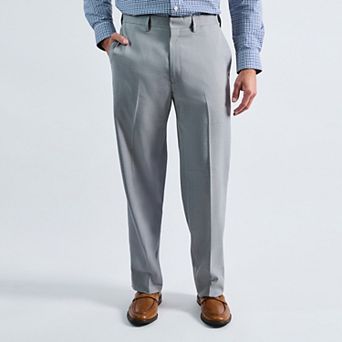 Men’s Haggar® Premium Comfort Expandable-Waist Classic-Fit Stretch Flat-Front Dress Pants