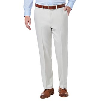 Men’s Haggar® Premium Comfort Expandable-Waist Classic-Fit Stretch Flat-Front Dress Pants