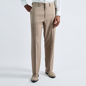 Men’s Haggar® Premium Comfort Expandable-Waist Classic-Fit Stretch Flat-Front Dress Pants