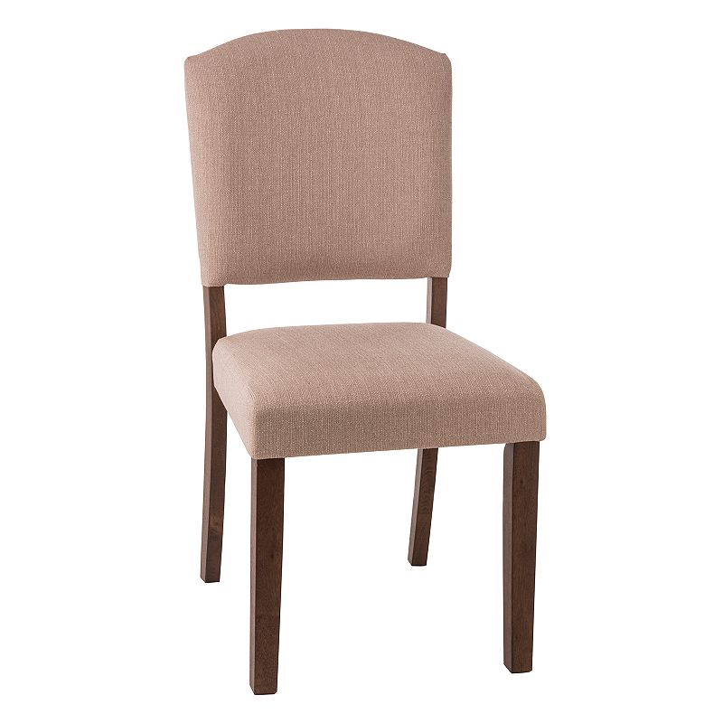 Hillsdale Furniture Emerson Parson Dining Chair 2-piece Set, Brown