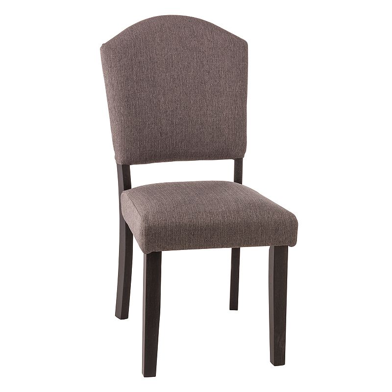 Hillsdale Furniture Emerson Gray Parson Dining Chair 2-piece Set, Grey