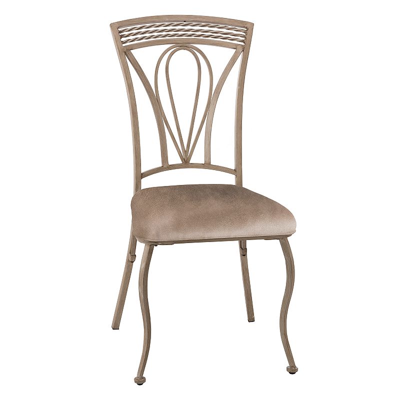 Hillsdale Furniture Napier Dining Chair 2-piece Set, Beig/Green