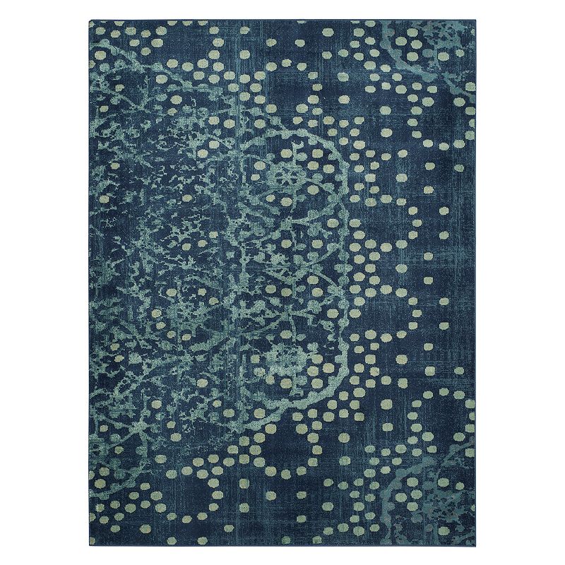 Safavieh Constellation Vintage Triton Geometric Rug, Blue, 5X7.5 Ft