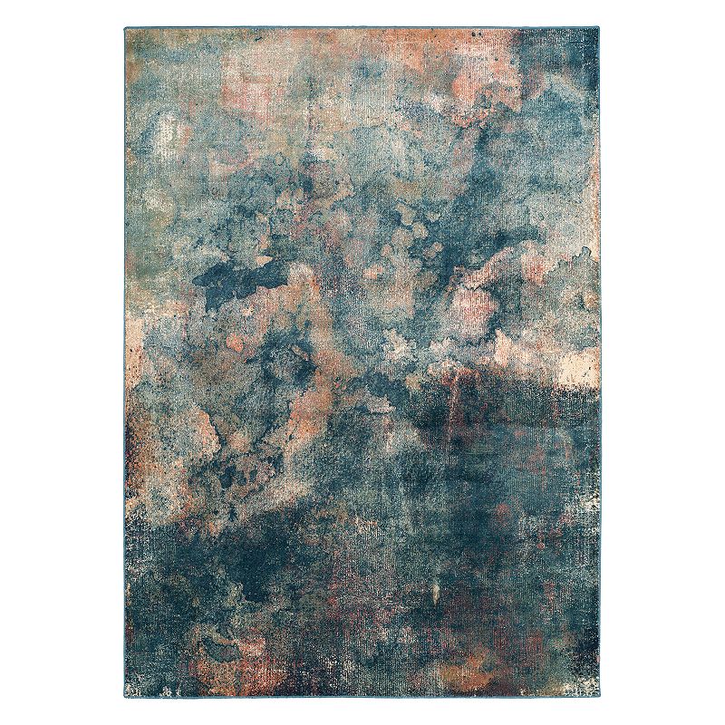 Safavieh Constellation Vintage Stella Abstract Rug, Light Blue, 6.5X9.5 Ft