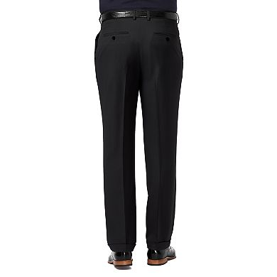Men’s Haggar® Premium Comfort Expandable-Waist Classic-Fit Stretch Pleated Dress Pants