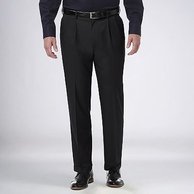 Pleated Pants Haggar Relaxed Fit Dress Pants HAGGAR Mens Premium