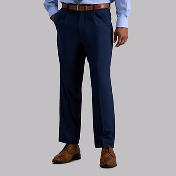 Men’s Haggar® Premium Comfort Expandable-Waist Classic-Fit Stretch Pleated Dress Pants