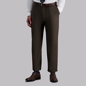 Men’s Haggar® Premium Comfort Expandable-Waist Classic-Fit Stretch Pleated Dress Pants