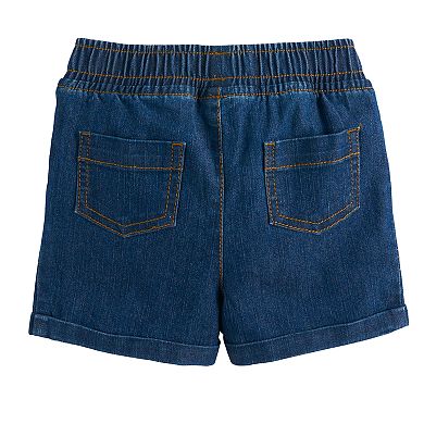 Baby Girl Jumping Beans® Rolled Cuff Shorts