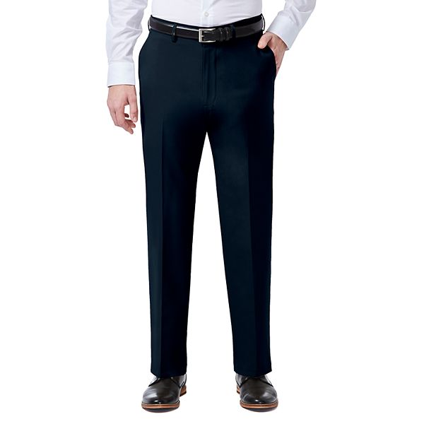 Men’s J.M. Haggar 4way Stretch ClassicFit ExpandableWaist FlatFront