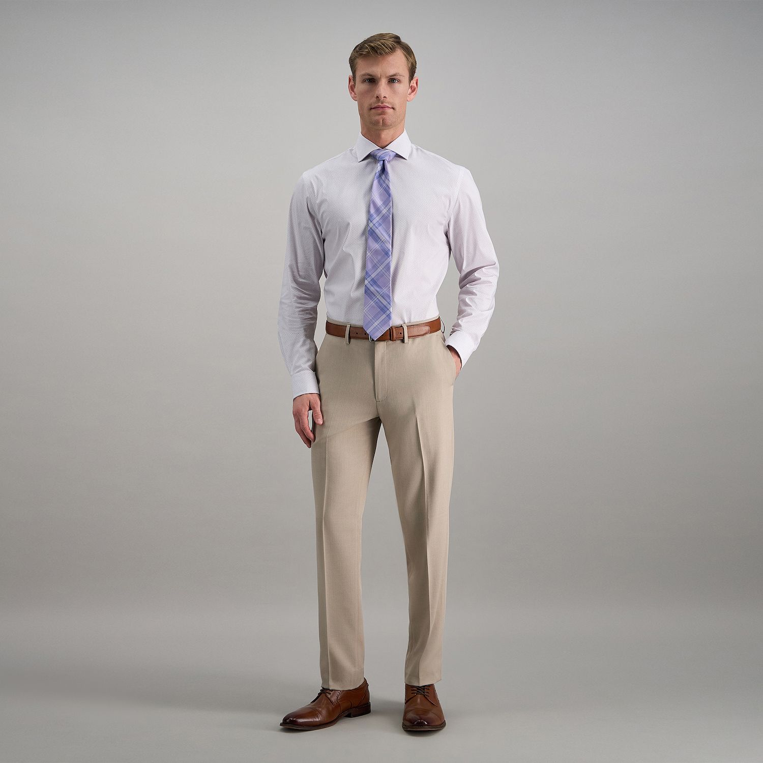 haggar slim fit premium stretch dress pants Haggar Slim Fit Suit Pants, Med Gray