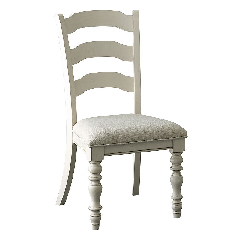 Hillsdale Furniture Island Ladderback Dining Chair 2-piece Set, White