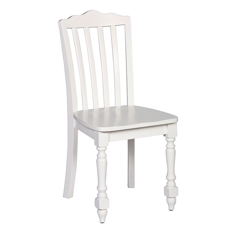 Hillsdale Furniture Lauren Armless Accent Chair, White