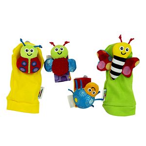 Lamaze Gardenbug Footfinder Wrist Rattle Set