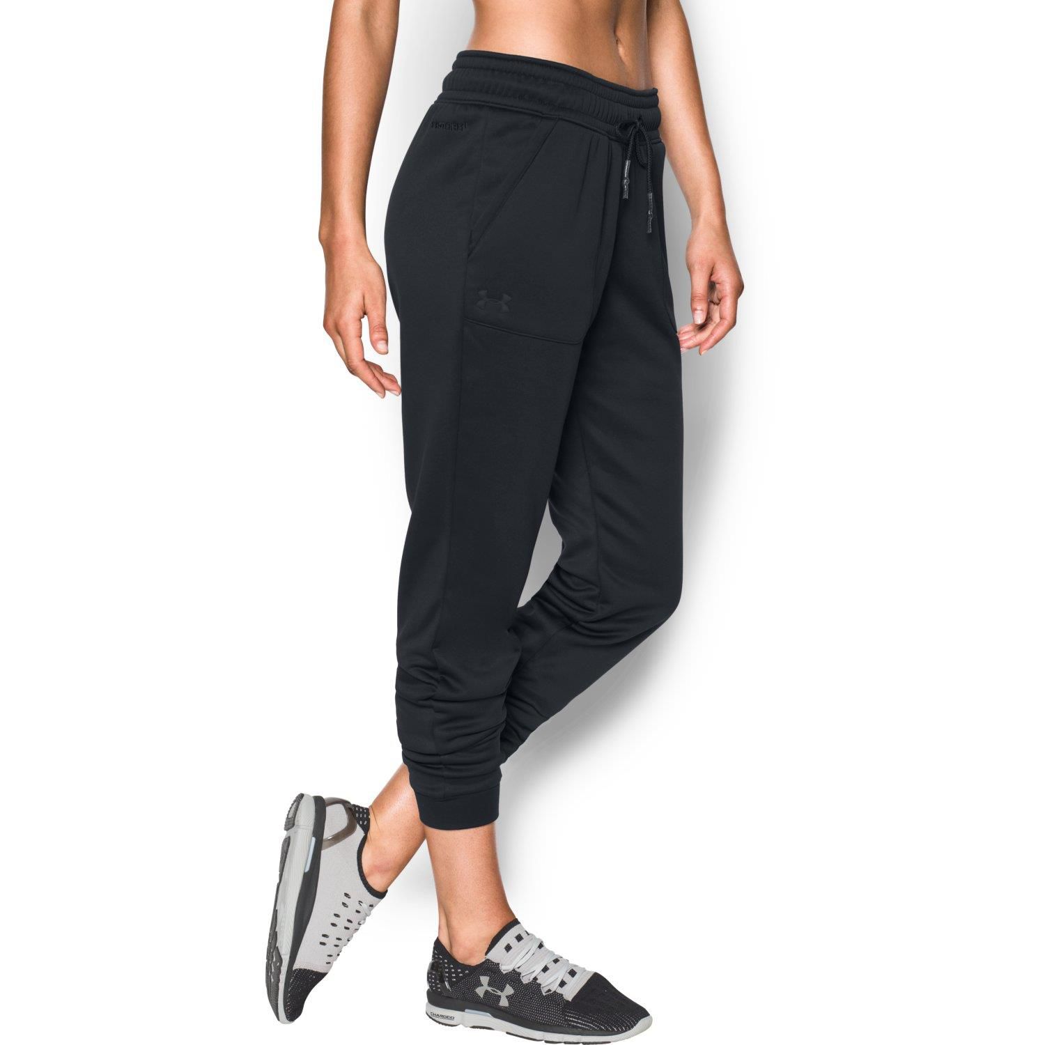 under armour storm joggers black